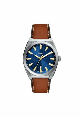Часы Fossil, коричневый fs152m0eu-d11 | silver-coloured