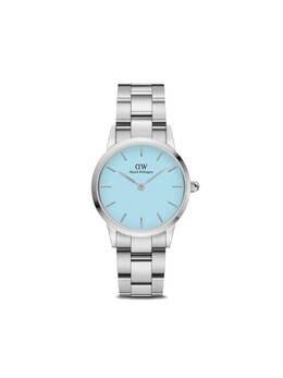Наручные часы Iconic Link Capri 28 мм Daniel Wellington, синий dw00100540 | синий