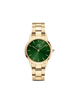 Наручные часы Iconic Link 32 мм Daniel Wellington, зеленый dw00100554 | зеленый
