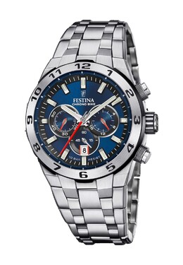 Мужские наручные часы Festina, цвет Blau Schwarz 8430622816185 | blau schwarz
