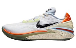 Кроссовки Nike Air Zoom GT Cut 2 Basketball, белый/черный/оранжевый dx6041-101