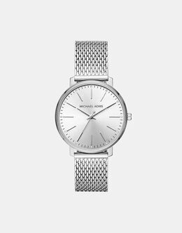 Женские стальные часы Michael Kors Pyper с тремя стрелками — СЕРЕБРЯНЫЕ 143150246 | silver