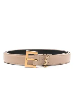 Saint Laurent Cassandre leather belt 17554235
