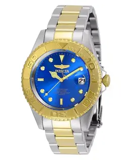Мужские часы Pro Diver Quartz 3 Hand с синим циферблатом, модель 29942 Invicta, серебряный 21858878 | silver