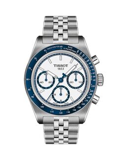 PR516 Хронограф, 40 мм Tissot, серебряный 5467490 | white/silver