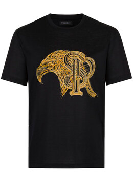 STEFANO RICCI: Чёрная футболка 