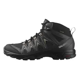 Salomon Мужские черные кроссовки X Braze MID GTX с амортизацией, водонепроницаемые и дышащие, средней высоты 471748 | black