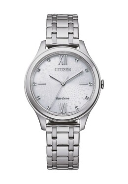 Женские солнечные часы ЭМ0500-73А Citizen, серебро 4974374294715 | silber