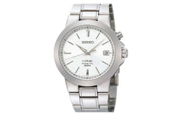 Мужские часы Seiko с кварцевым механизмом и белым циферблатом ska321j1 | white