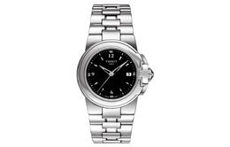 Женские часы с кварцевым механизмом 31,5 мм черный циферблат корпус из нержавеющей стали браслет из нержавеющей стали Tissot t080.210.11.057.00