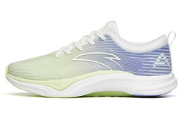 Кроссовки для бега Four Generation Of Hydrogen Running женские с низким верхом цвета слоновой кости/желтого эльфа/чистого фиолетового цвета Anta 122225541-1