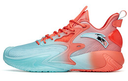 Баскетбольные кроссовки Frenzy 3 Pro мужские с низким верхом светло-голубые/утренне-красные Anta 112221619-2