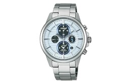 Солнечные часы Seiko на стальном браслете с серебристым циферблатом ssc035j1 | silver
