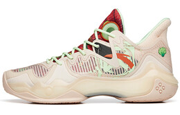 Баскетбольные кроссовки Craze 4 мужские с низким верхом цвета сажи/красного дерева, коричневые/зеленые Anta 112231106-11