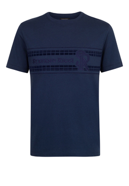 STEFANO RICCI: Синяя футболка 