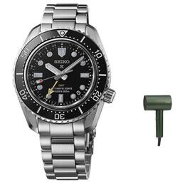 Автоматический механизм Нержавеющая сталь Ремешок Часы Унисекс Черный циферблат Seiko spb383j1 | black