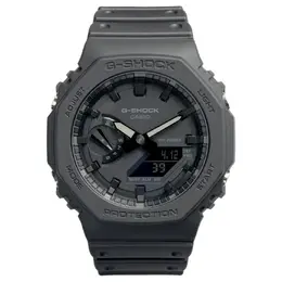 G SHOCK Eight Prince Collection Кварцевый механизм Часы на ремешке из смолы Мужские часы Черный циферблат Casio ga-2100-1a1dr