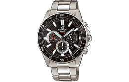 Мужские часы EDIFICE черные Casio efv-570d-1avuef