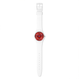Унисекс-часы 34 мм красные so28w109 Swatch