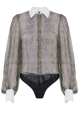 ELISABETTA FRANCHI: Чёрный боди 