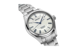 Автоматический механизм Наручные часы из нержавеющей стали Мужские часы Белый циферблат spb293j1 Seiko