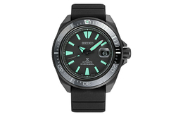 Prospe Collection Автоматический механический ход Силиконовый ремешок Мужские часы Черный циферблат Seiko srph97k1 | black