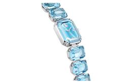 Восьмигранные часы со срезом из кристаллов Swarovski 5630840