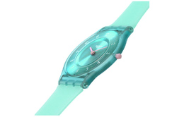 Унисекс-часы 34 мм зеленые Swatch ss08l100