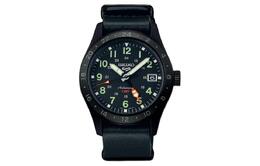 Автоматический механизм Натуральный кожаный ремешок Японские / Корейские часы 39,4 мм Унисекс Черный циферблат Seiko ssk025