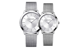 Часы CK/ Кварцевый механизм Нержавеющий стальной ремешок 40 мм и 35 мм Серебристый циферблат Унисекс Calvin Klein k3m22126/k3m21126
