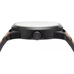 Наручные часы Diesel кварцевый механизм кожаный ремешок 53 мм красный циферблат унисекс dz1860