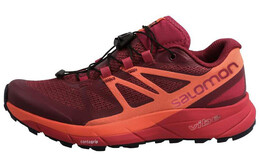 Кроссовки для походов Sense Ride 4 женские с низким верхом, красные/оранжевые Salomon 398486