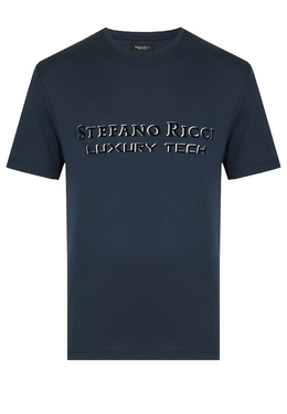 STEFANO RICCI: Синяя футболка 