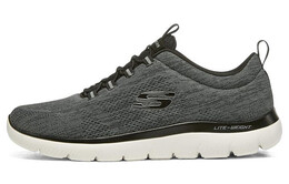 Кроссовки для бега Summits мужские с низким верхом, черные/белые Skechers 232186-bkw