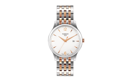 Мужские часы Junya Collection с кварцевым механизмом, белый циферблат 42 мм, корпус из нержавеющей стали, стальной браслет Tissot t063.610.22.037.01