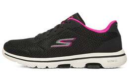 Кроссовки для бега Go Walk 5 женские с низким верхом, черные/розовые Skechers 124155-bkhp