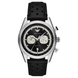 Хронограф на черной кожаной основе Emporio Armani ar11635_nlp_nlc