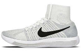 Кроссовки мужские LunarEpic High-top белые/серые Nike 818676-102