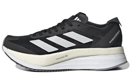 Кроссовки женские Adizero Boston 11 Low-top черные/белые Adidas gx6657