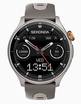 Часы Sekonda Sekonda active pro 47 мм круглые серебристые серого цвета 149071096 | grey