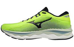 Кроссовки Wave Sky 5 мужские низкие неоново-желтые Mizuno j1gc210246