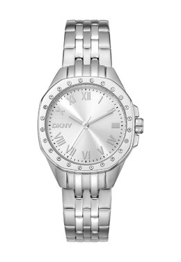 Часы QUARZ BROOKLYN MINI DKNY, серебряный dk151m0ak-d11 | silber