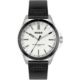 Черные кожаные часы Hugo Boss 0016471631 | black