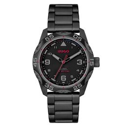 Черные часы из нержавеющей стали Hugo Boss 0016390830 | black