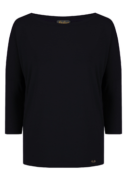 LUISA SPAGNOLI: Чёрная футболка 