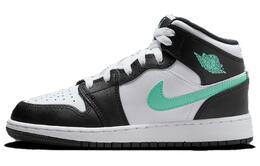 Jordan Кроссовки 1 Green Glow dq8423-103 | white black green