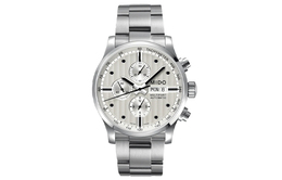 Mido Часы Helm Automatic Mechanical Movement Men's Watch Watch 44mm Silver Dial Stainless Steel Case Stainless Steel Strap, Silver m005.614.11.031.00 | silver