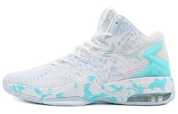 Anta Кроссовки баскетбольные KT3 Thompson Team с амортизацией, противоскользящие и износостойкие, высокие, бело-голубые 11741105-8