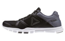 Кроссовки женские с низким верхом, черные/серые Reebok bs9884