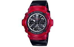 Часы Casio G-Shock Analog-Digital, арт. awg-m100srb-4apr, красный/черный